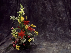 flowers, small bunch, Colorful