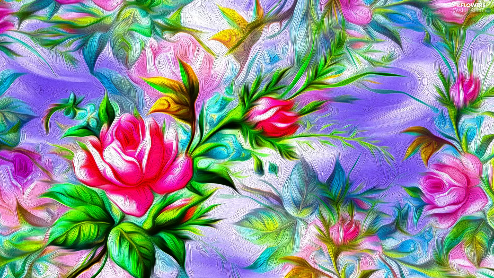 color, background, Flowers, roses, graphics