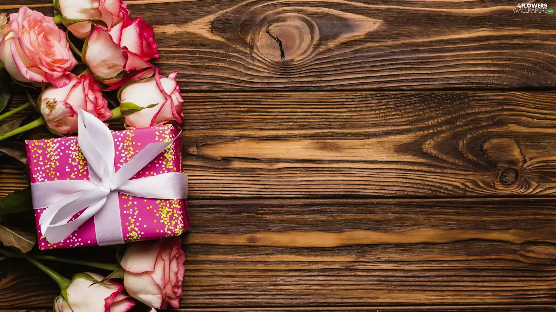 boarding, roses, Present