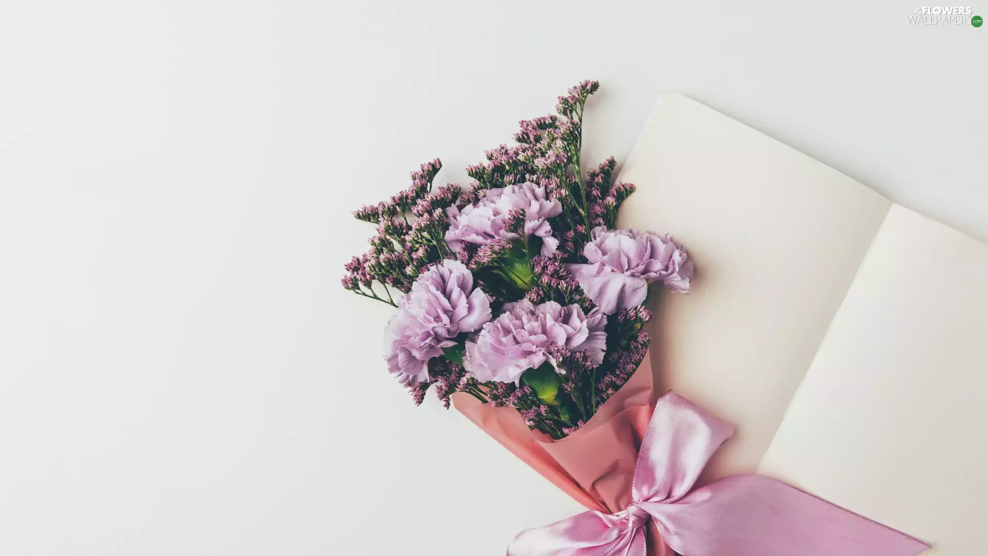 Flowers, cloves, card, bouquet