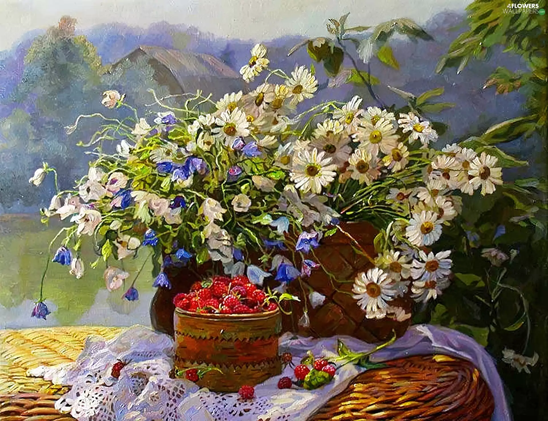 Flowers, Still, nature, bouquet