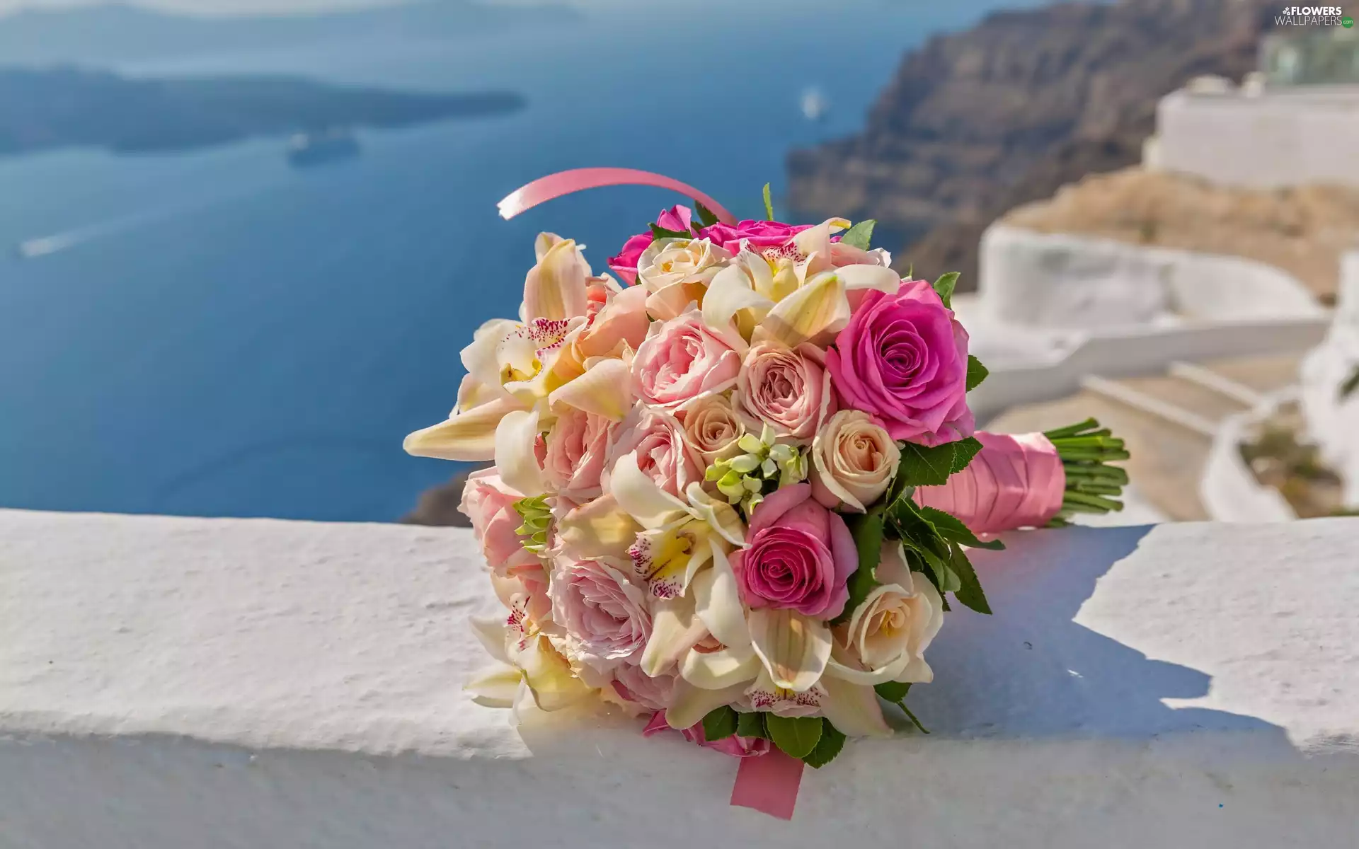 Flowers, color, roses, bouquet