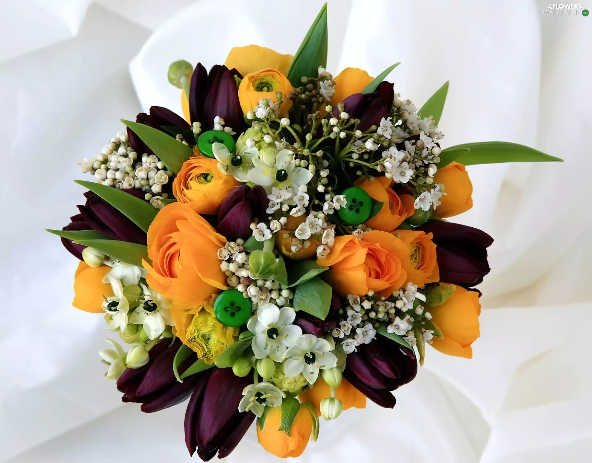 bouquet, color, Tulips