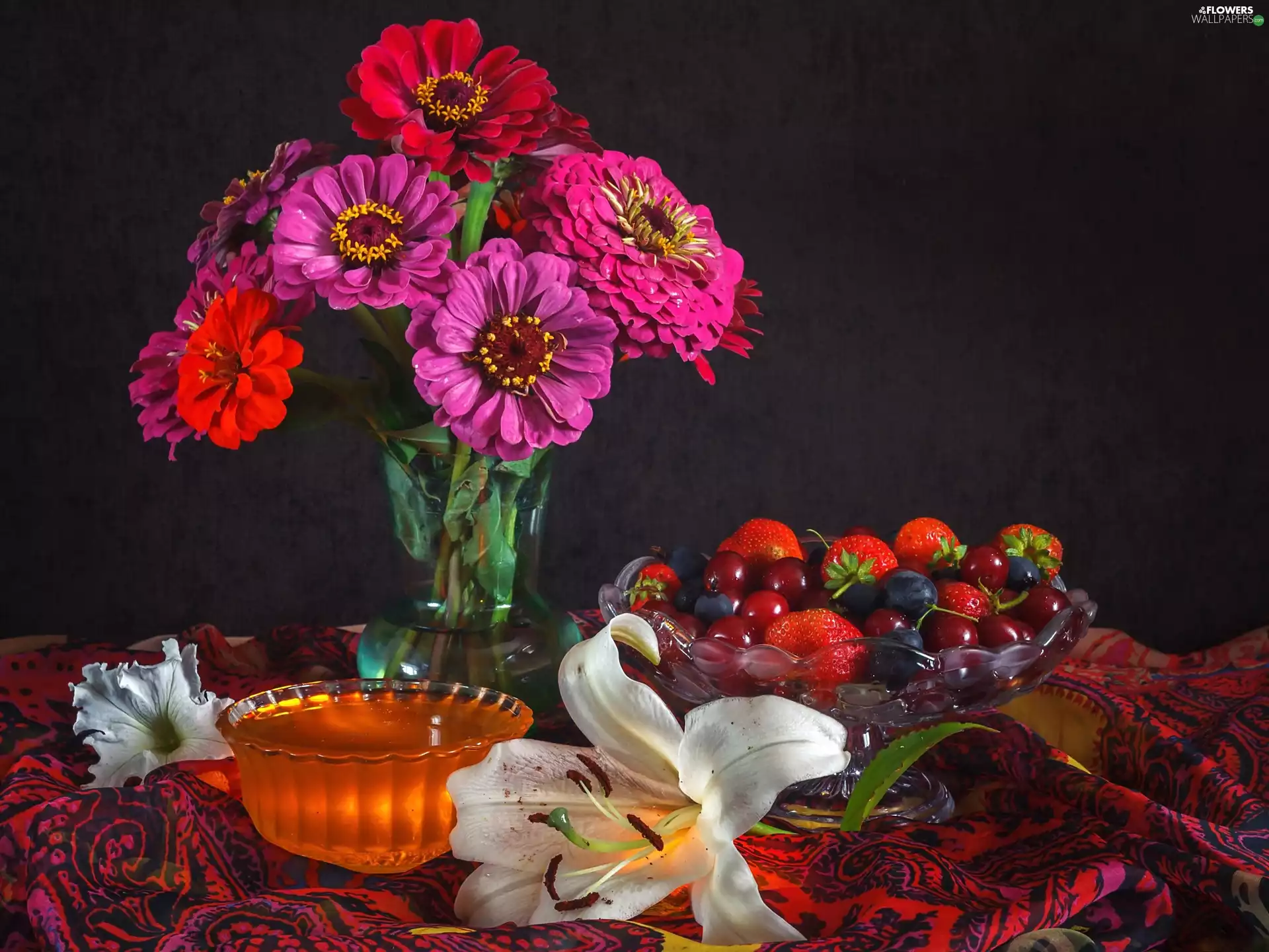 composition, Flowers, bouquet