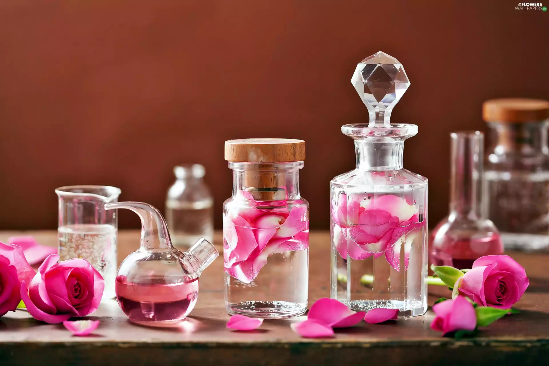 cosmetics, Spa, roses