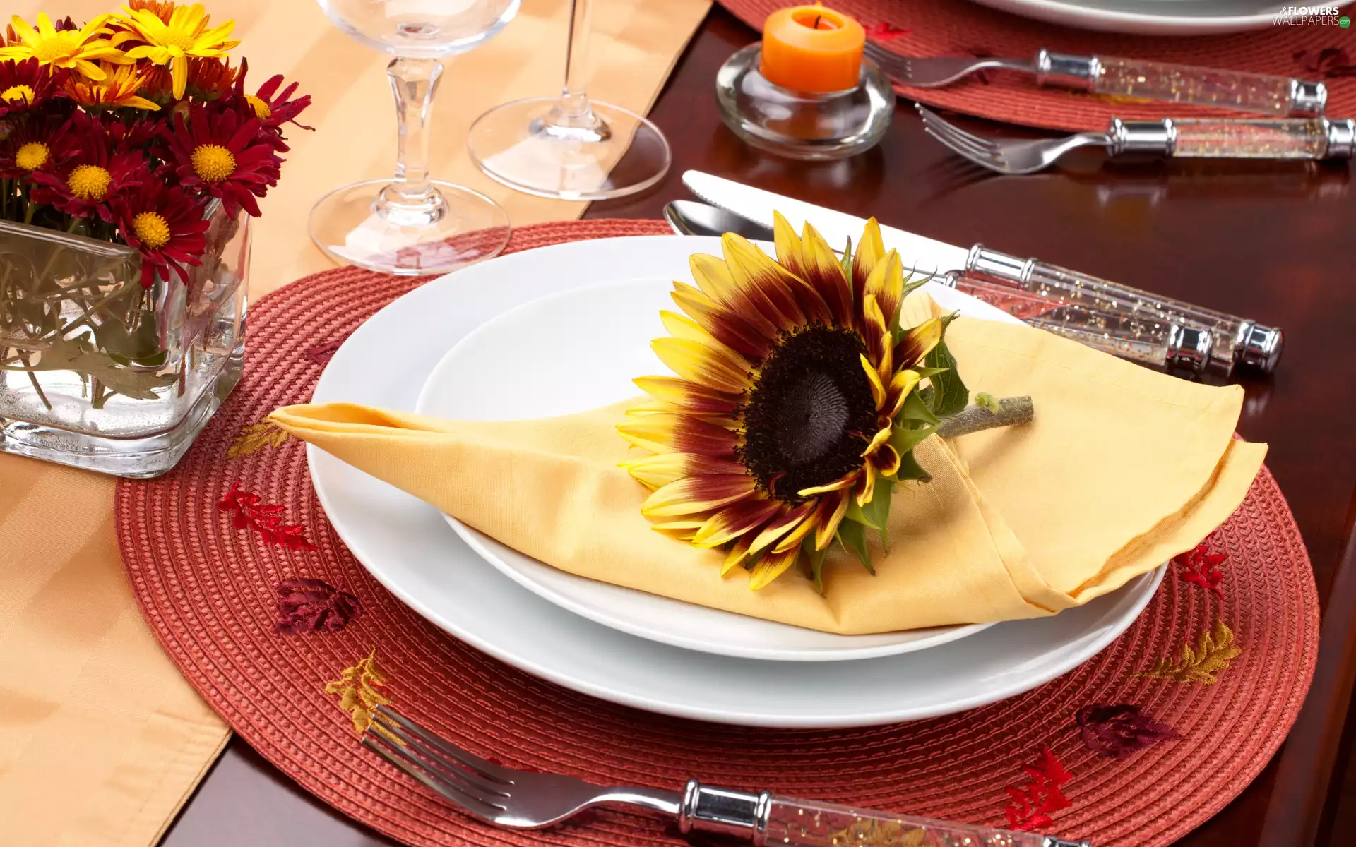 service, cover, decor, table