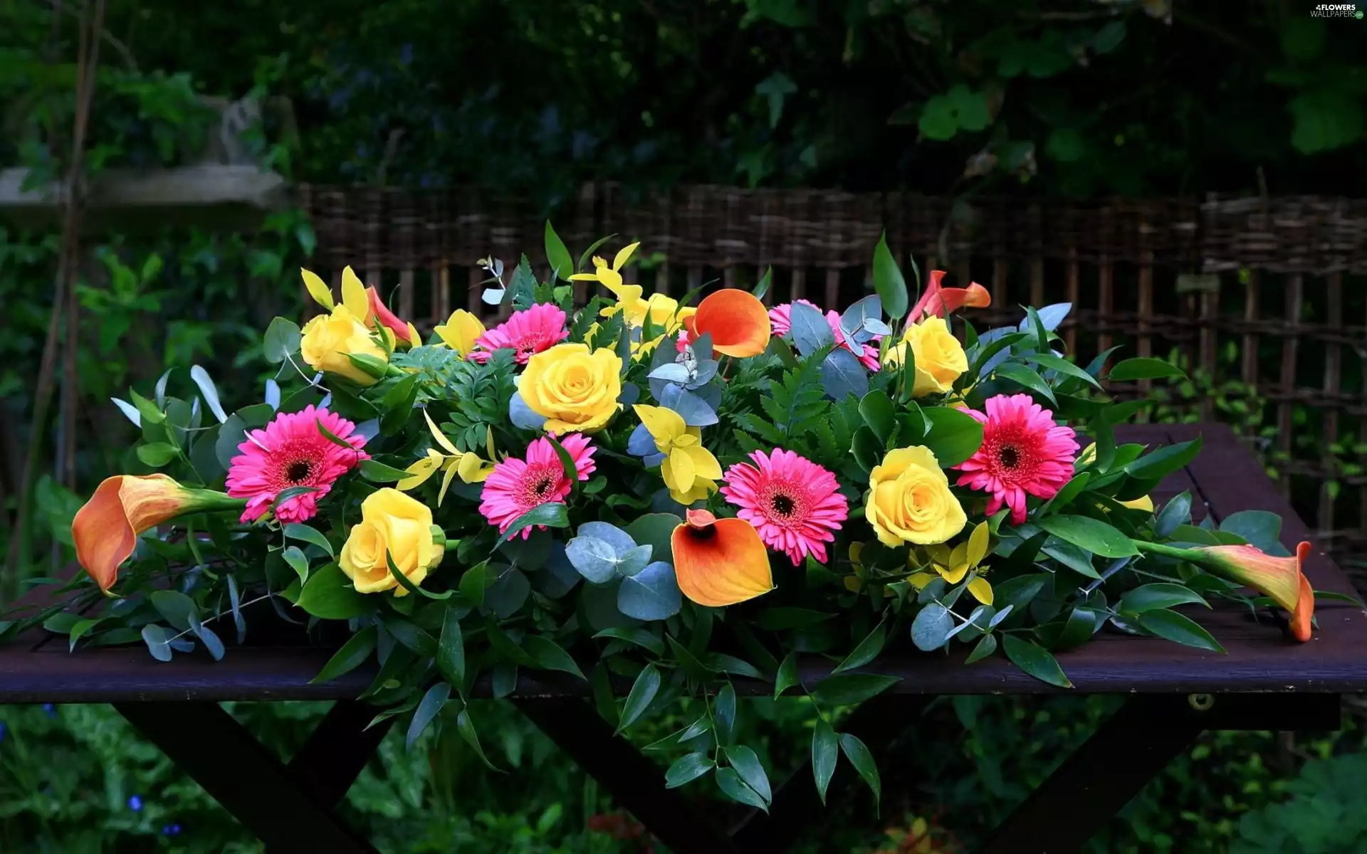 bouquet, flowers