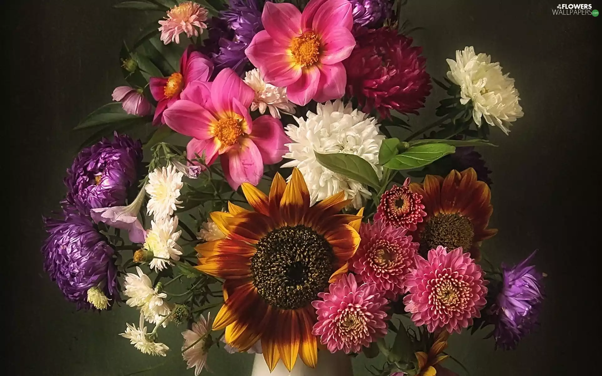 flowers, composition, bouquet