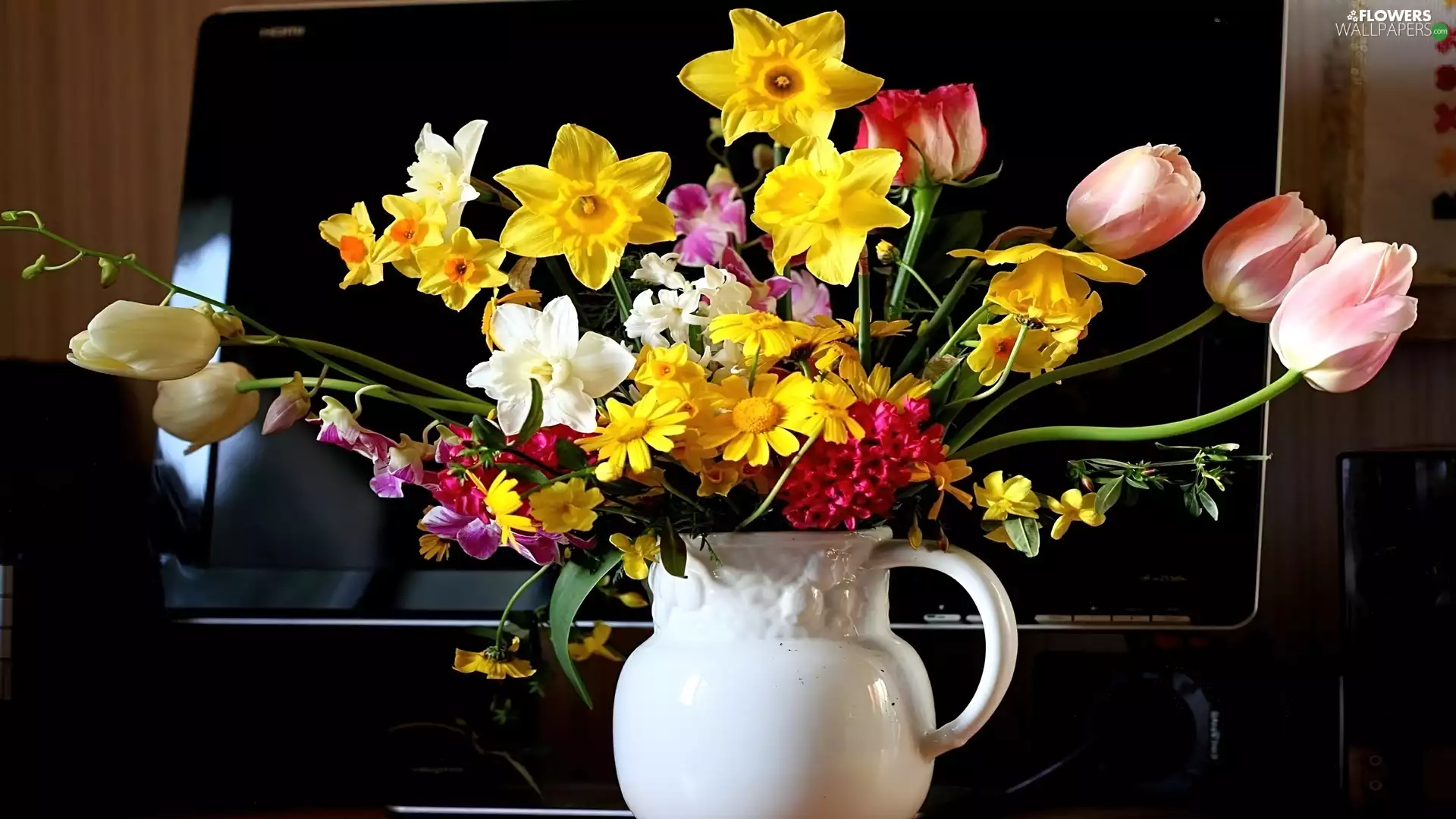 flowers, bouquet, Colorful