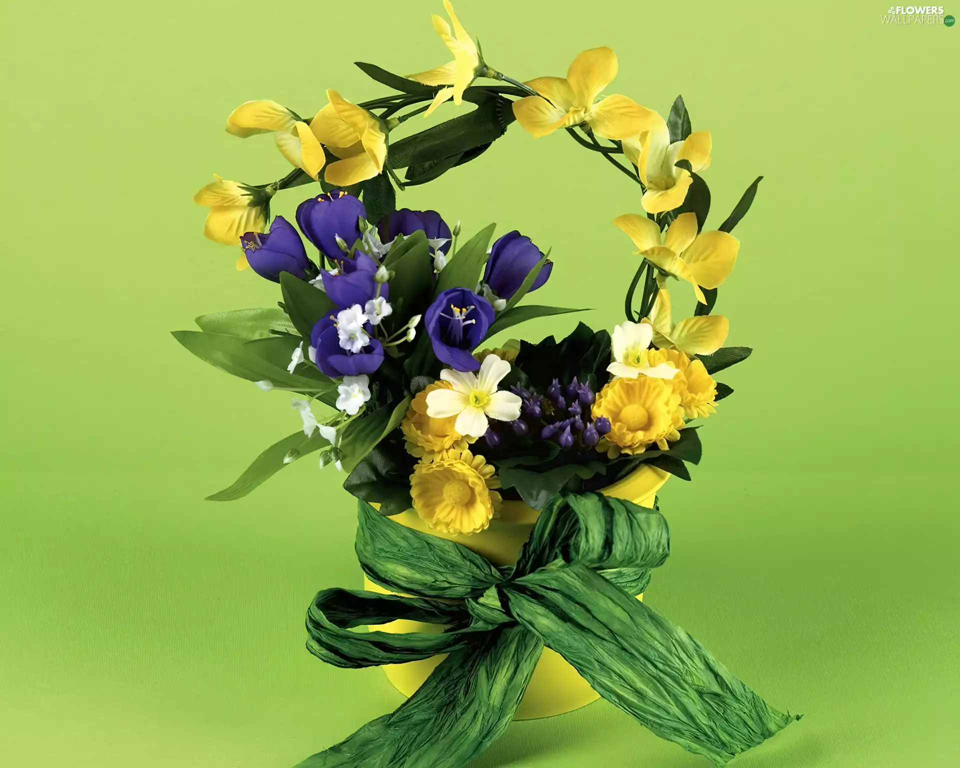 flowers, bunch, spring