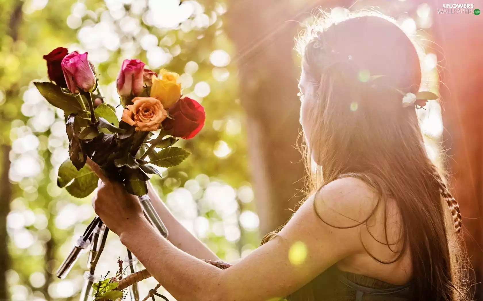 Hair, Women, bouquet