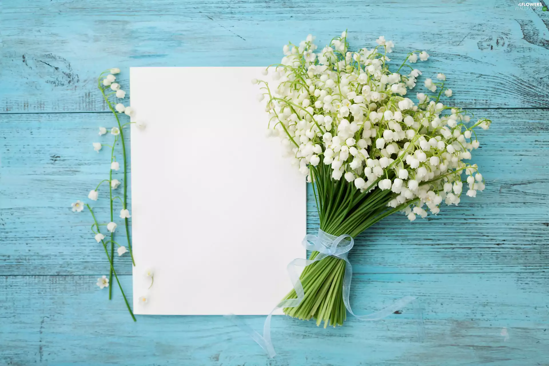 bouquet, card, boarding, lilies