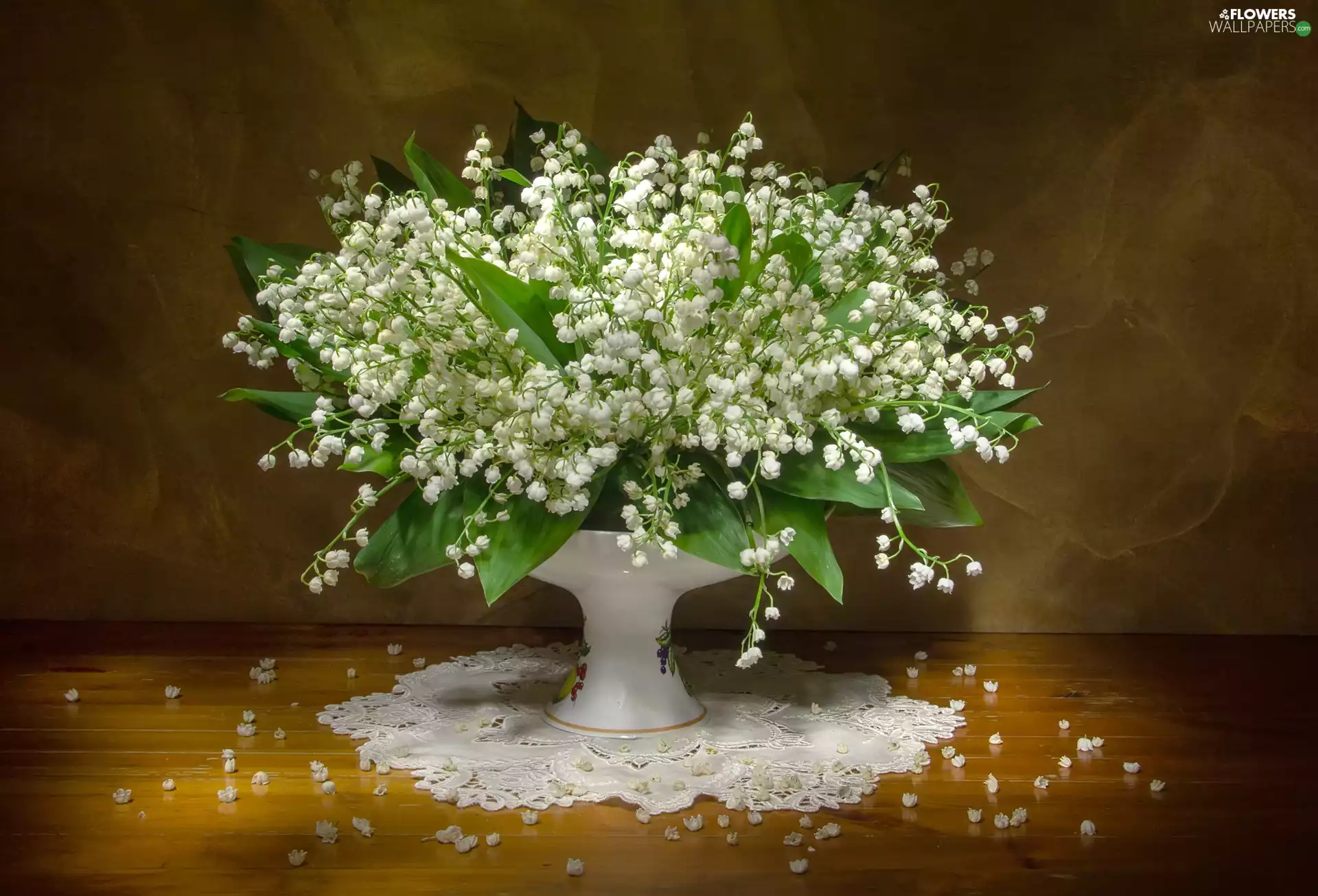 Flowers, bouquet, Vase, lilies