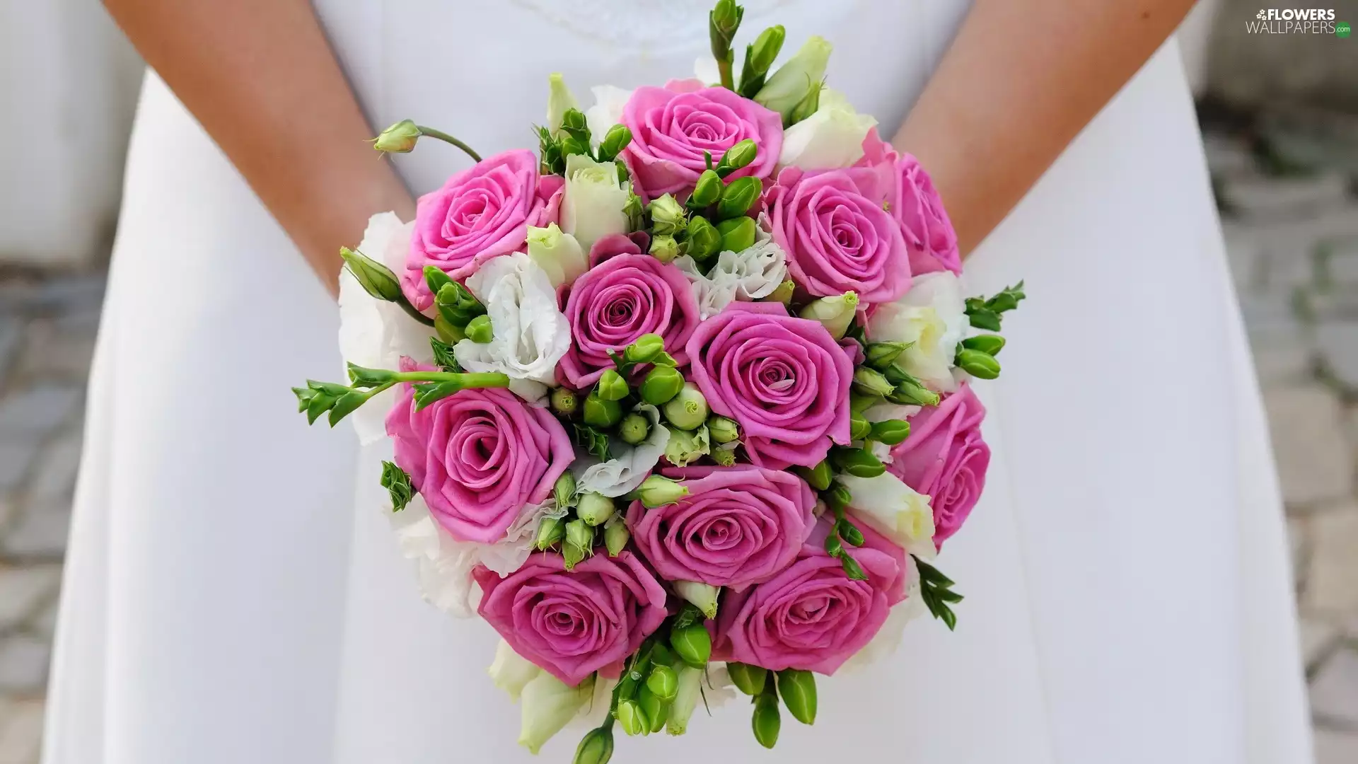 roses, marriage, young, bouquet, lady