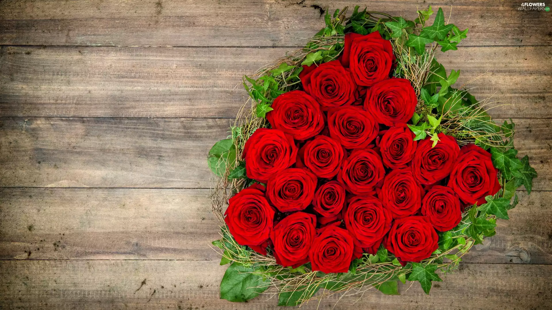 Red, Heart, love, roses