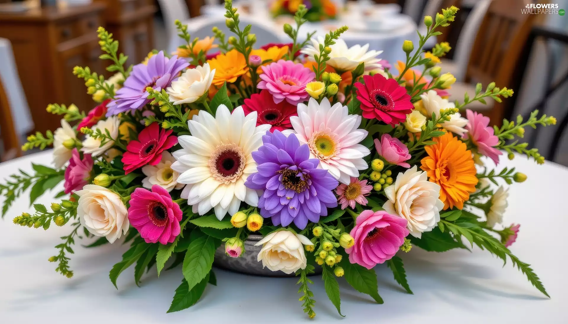 vase, Table, color, Flowers, bouquet