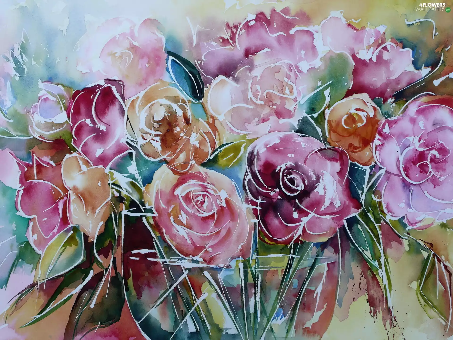 Flowers, Vase