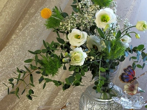 composition, flowers, Eustoma, bouquet