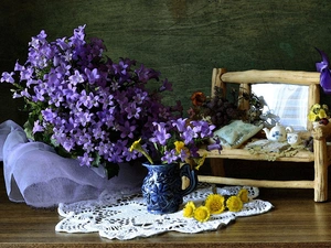 composition, ringtones, napkin, bouquet