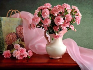 cloves, bag, tulle, bowl