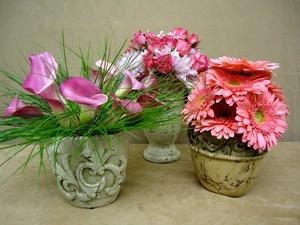 Calla, roses, flowers, gerberas, Bouquets