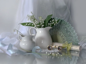 small bunch, Lily of the Valley, composition, Lily of the Valley