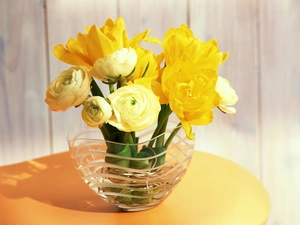 flowers, bouquet, yellow