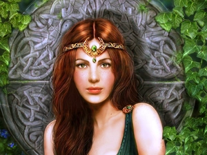ivy, Women, Diadem