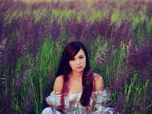 Women, Hair, heather, Longs