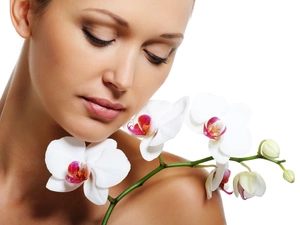 orchids, Women, make-up