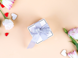 hearts, Present, Eustomy, Buds, Flowers