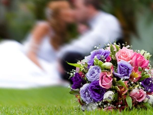 bouquet, young, Steam, flowers